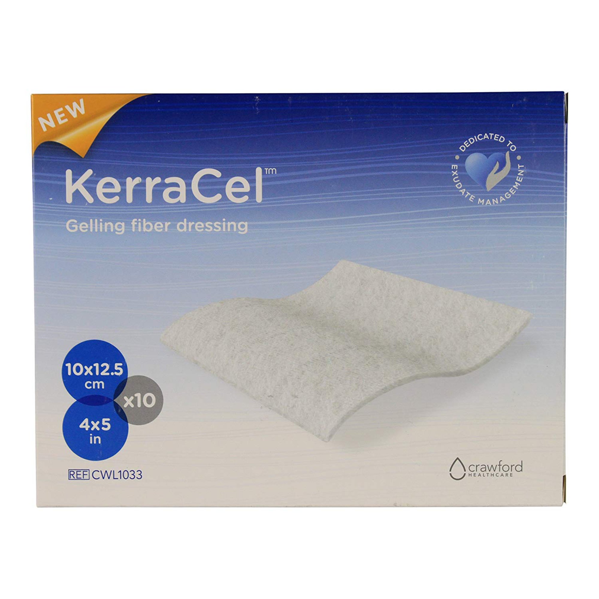 3M Kerracel Gelling Fiber Wound Dressing, 4 x 5 Inch MK 1189370
