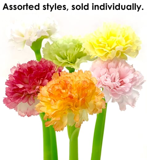 Carnation Flower Gel Pen (assorted style)
