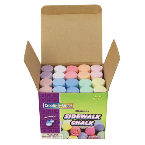 Sidewalk Chalk - Assorted Colors (20 pcs)