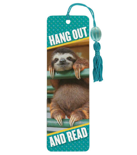 Baby Sloth Beaded Bookmarks