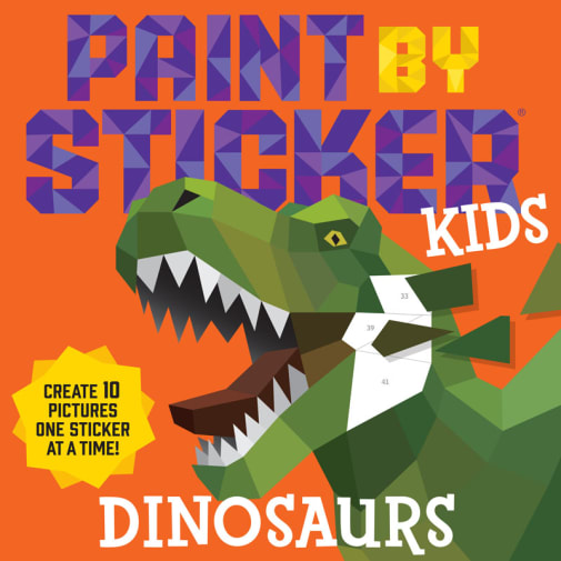 Paint By Sticker Kids: Dinosaur - Create 10 Sticker Art Pictures