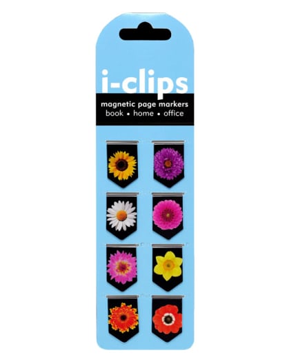 i-Clips Flowers Magnetic Page Markers