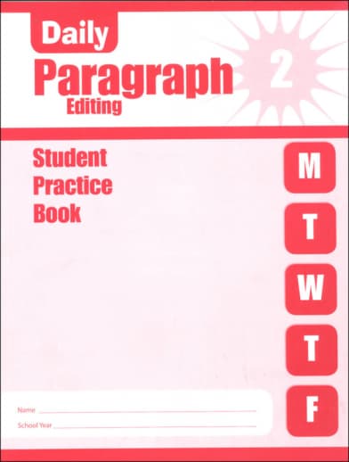 Daily Paragraph Editing Grade 2 - Individual Student Workbook