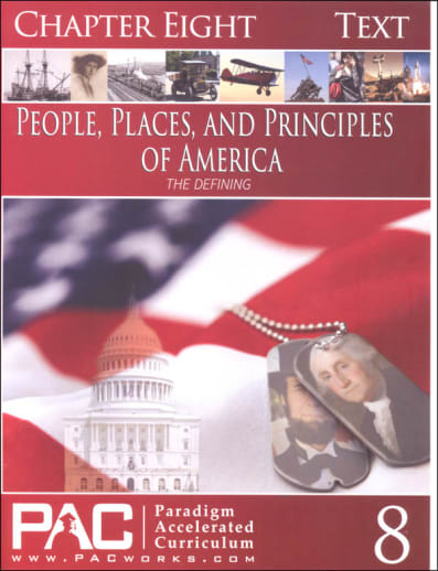 People Places & Principles of America Chapter 8 Text (Year 2)