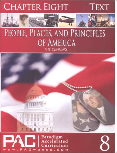 People Places & Principles of America Chapter 8 Text (Year 2)