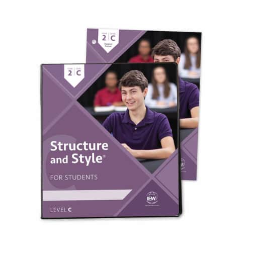 IEW Structure and Style for Students: Year 2 Level C Binder & Student Packet