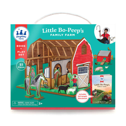 Little Bo-Peep's Family Farm Book & Playset