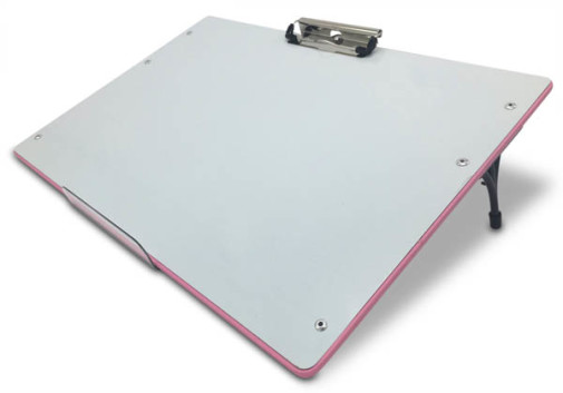 Visual Edge Slant Board for Writing and Reading (Pink