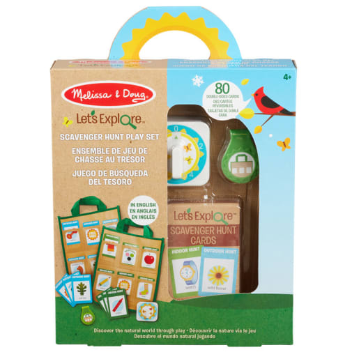 Melissa & Doug Let's Explore Indoor/Outdoor Scavenger Hunt Play Set
