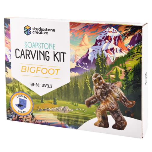 Soapstone Carving Kit - Bigfoot