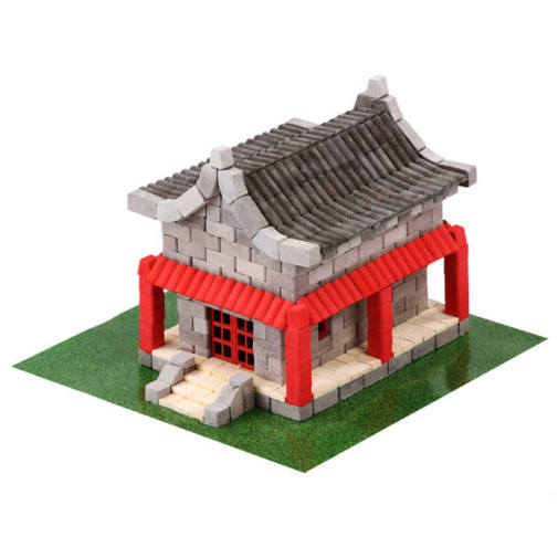 Chinese House 600 Piece Mini Bricks Construction Set