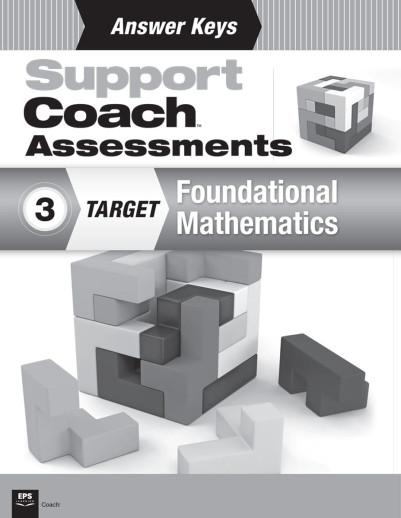 Support Coach Foundational Math Answer Key - Grade 3