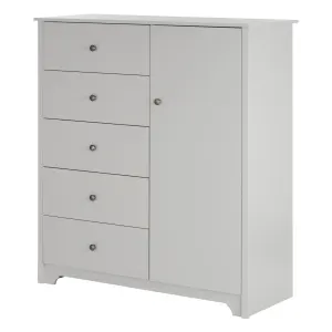 Door Chest with 5 Drawers