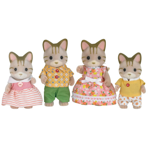 Sandy Cat Family (Calico Critters)