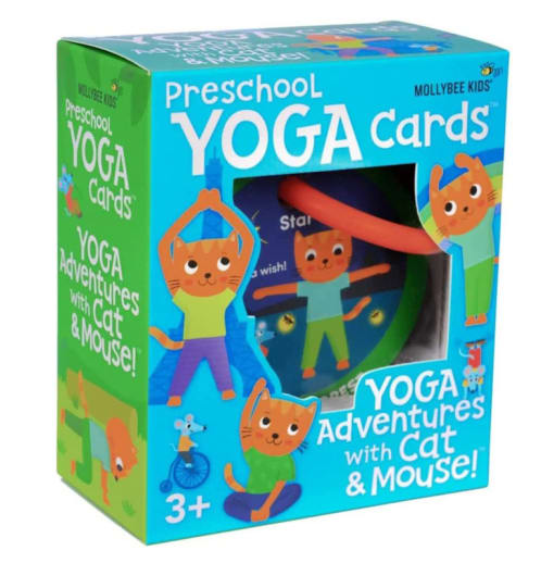 Yoga Adventures with Cat & Mouse Preschool Action Cards