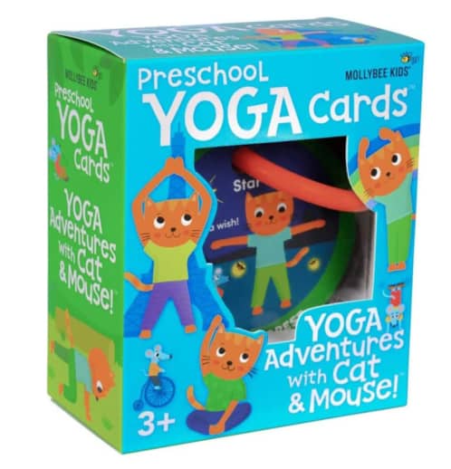 Yoga Adventures with Cat & Mouse Preschool Action Cards