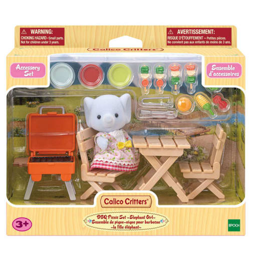 BBQ Picnic Set - Elephant Girl (Calico Critters)