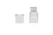 Cat6A RJ45 110 Type Keystone Jack, White