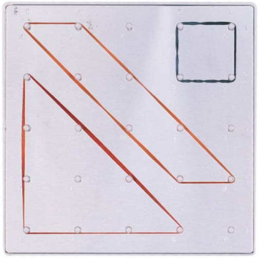 Clear-View Geoboard 5 x 5 Pin Array