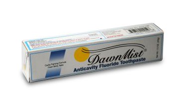 DawnMist Toothpaste, Mint Flavor, 1.5-ounce Tube MK 851175