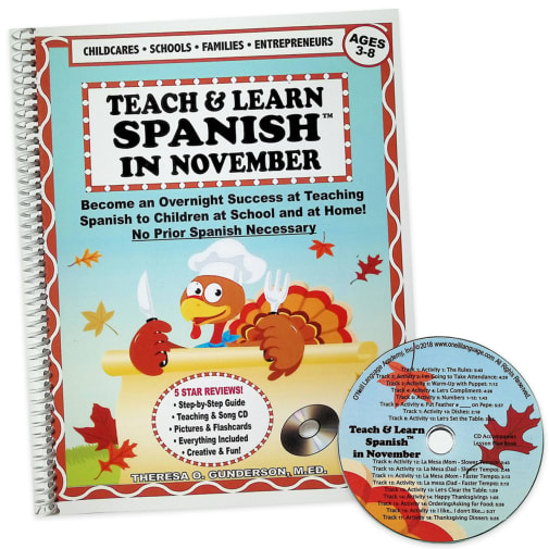 Teach & Learn Spanish in November (Book & CD)