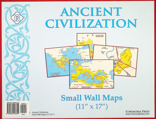 Ancient Civilizations Wall Maps (11" x 17")