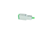 SC/APC Singlemode Fiber Optic Attenuator – 2dB, Metal, Green