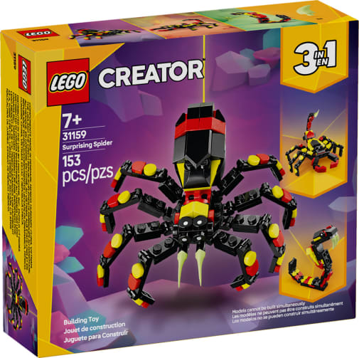 LEGO Creator Wild Animal: Surprising Spider 3-in-1 Set (31159)