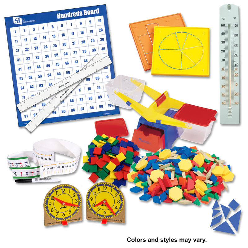 Manipulative Kit 2 (Plastic Pattern Block Upgrade, NO Optional Items)