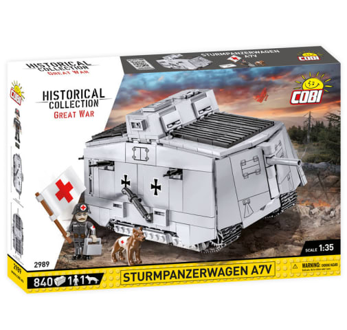 COBI Sturmpanzerwagen A7V Tank - 840 pieces (Small Army Great War)