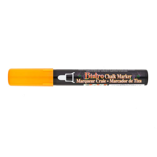 Bistro Chalk Marker 6mm Broad Tip - Fluorescent Orange