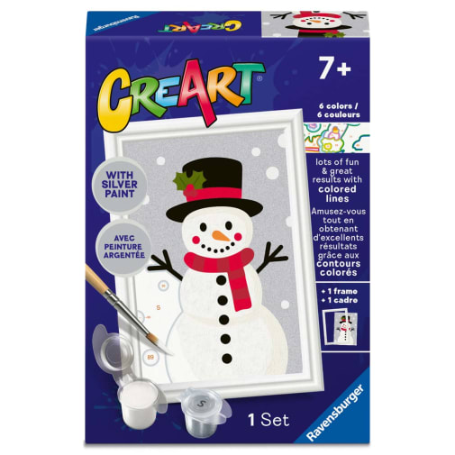 CreArt Paint by Number: Snowman (3x5)