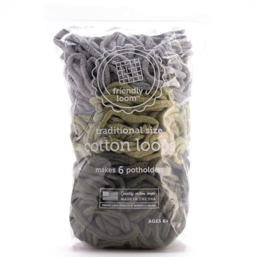 Friendly Loom Potholder Cotton Loops - Hiking (Traditional Size)