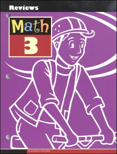 BJU Press Math 3 Reviews Activity Book 3rd Edition