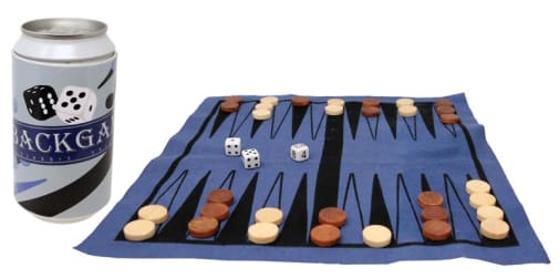 Backgammon in a Can Game