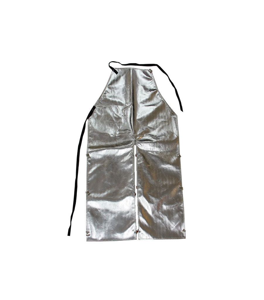 48" Split Leg Aprons: 24” x 48”, 15 oz. Aluminized Rayon, , large image number 0