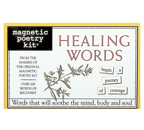Healing Words Magnetic Poetry Kit