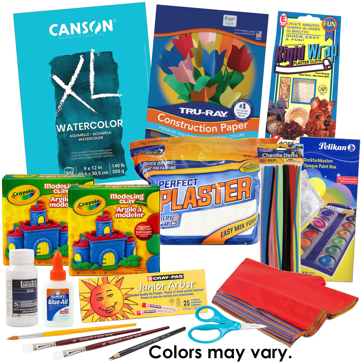 Artistic Pursuits Grades K-3 Book 3 (3rd Edition) Art Supply Bundle