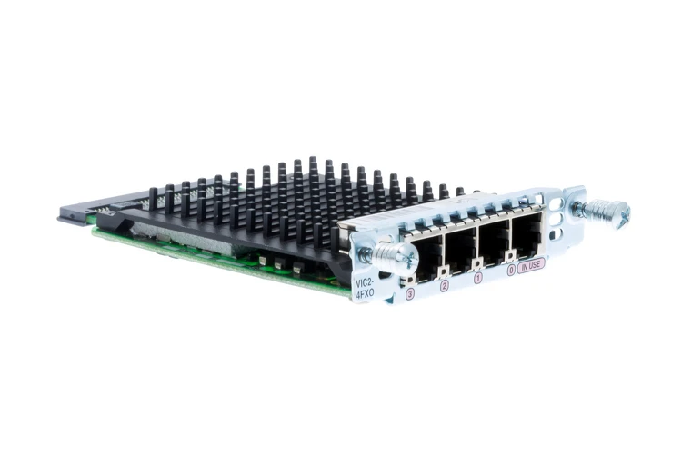 Cisco 4-Port FXO Voice Interface Card, VIC2-4FXO, Refurbished, Original
