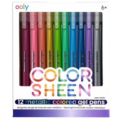 Color Sheen Metallic Gel Pens (set of 12)