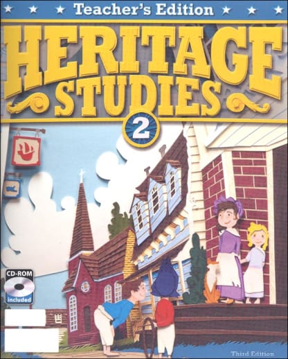 BJU Press Heritage Studies 2 Home Teacher Book & CD 3rd Edition