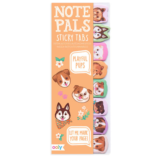 Note Pals Sticky Tabs - Playful Pups
