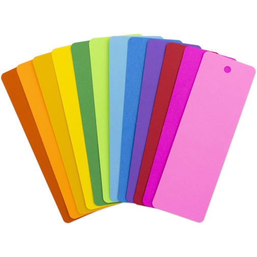 Bookmarks 2" x 6" Assorted Colors (100 count)