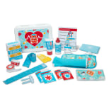 Melissa & Doug Set Gioco Del Dottore 25 Pezzi - Valigetta Medica Con Accessori E Mini-Pad Scratch Art In Omaggio - Per Bambini 3-6 Anni - 2
