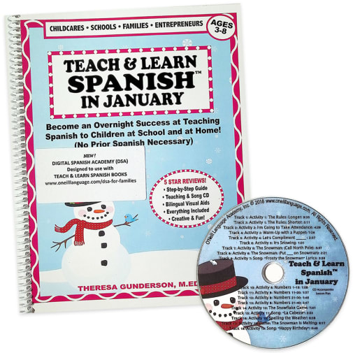 Teach & Learn Spanish in January (Book & CD)