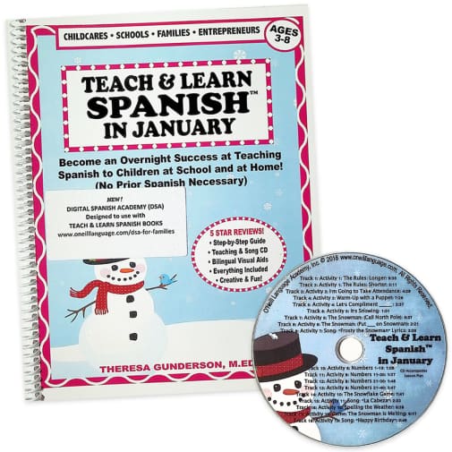 Teach & Learn Spanish in January (Book & CD)