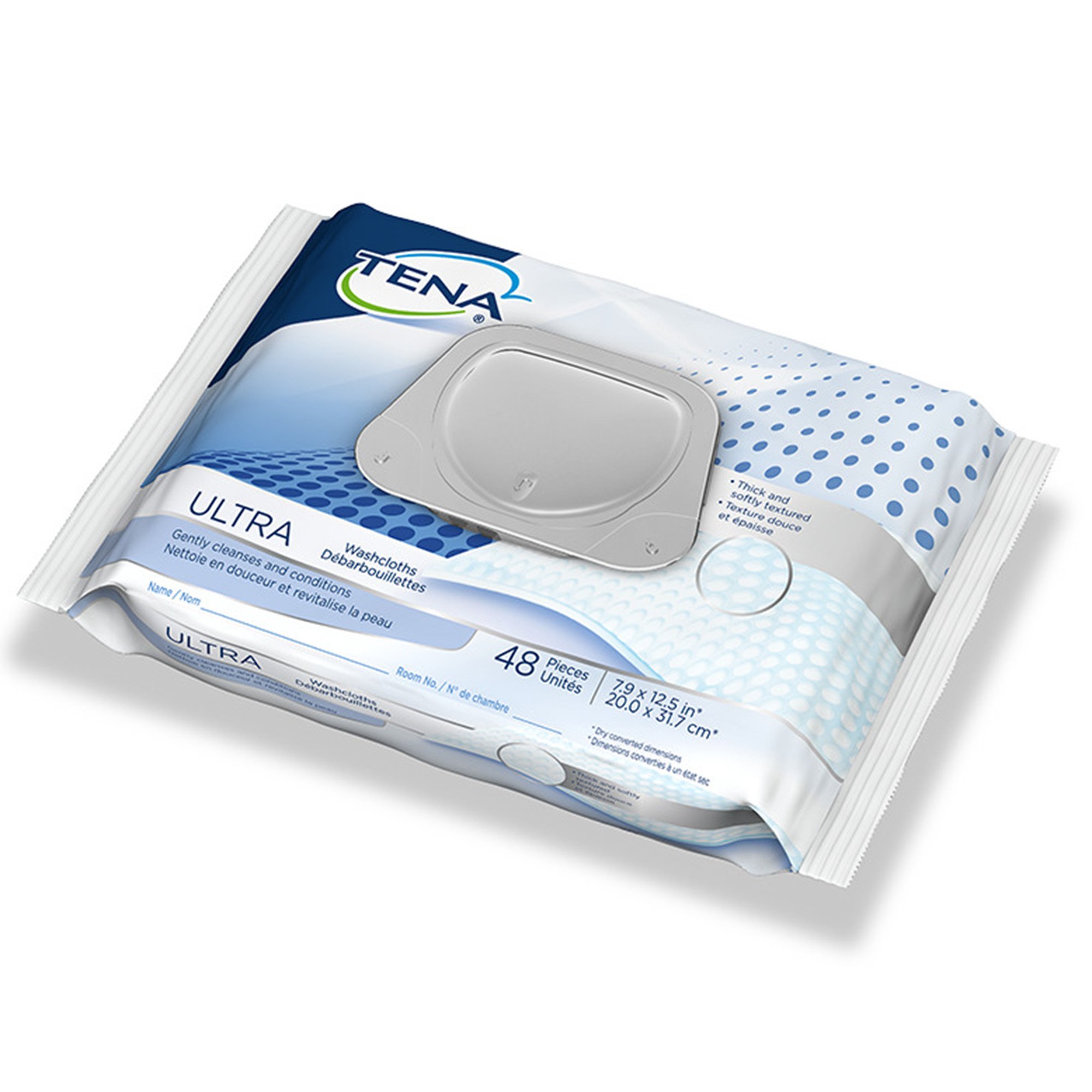 Tena Ultra Washcloths, Disposable, Soft Pack MK 931640