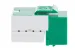 Cat6 RJ45 110 Type Keystone Jack, Green