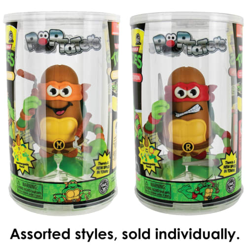 Poptater 4" - Teenage Mutant Ninja Turtles Series 1 Red (Raphael) or Orange (Michelangelo) assorted