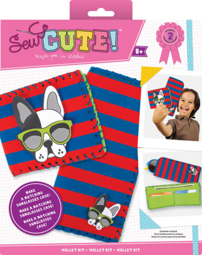 Sew Cute Felt Wallet Kit - Doggie